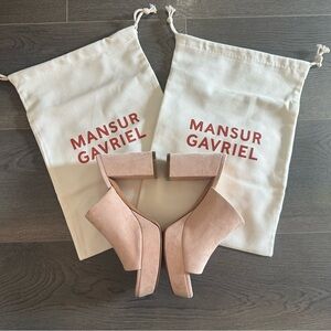 NEW Mansur Gavriel pink sandal pumps (Sz 36)